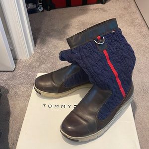 TH vintage sweater boots